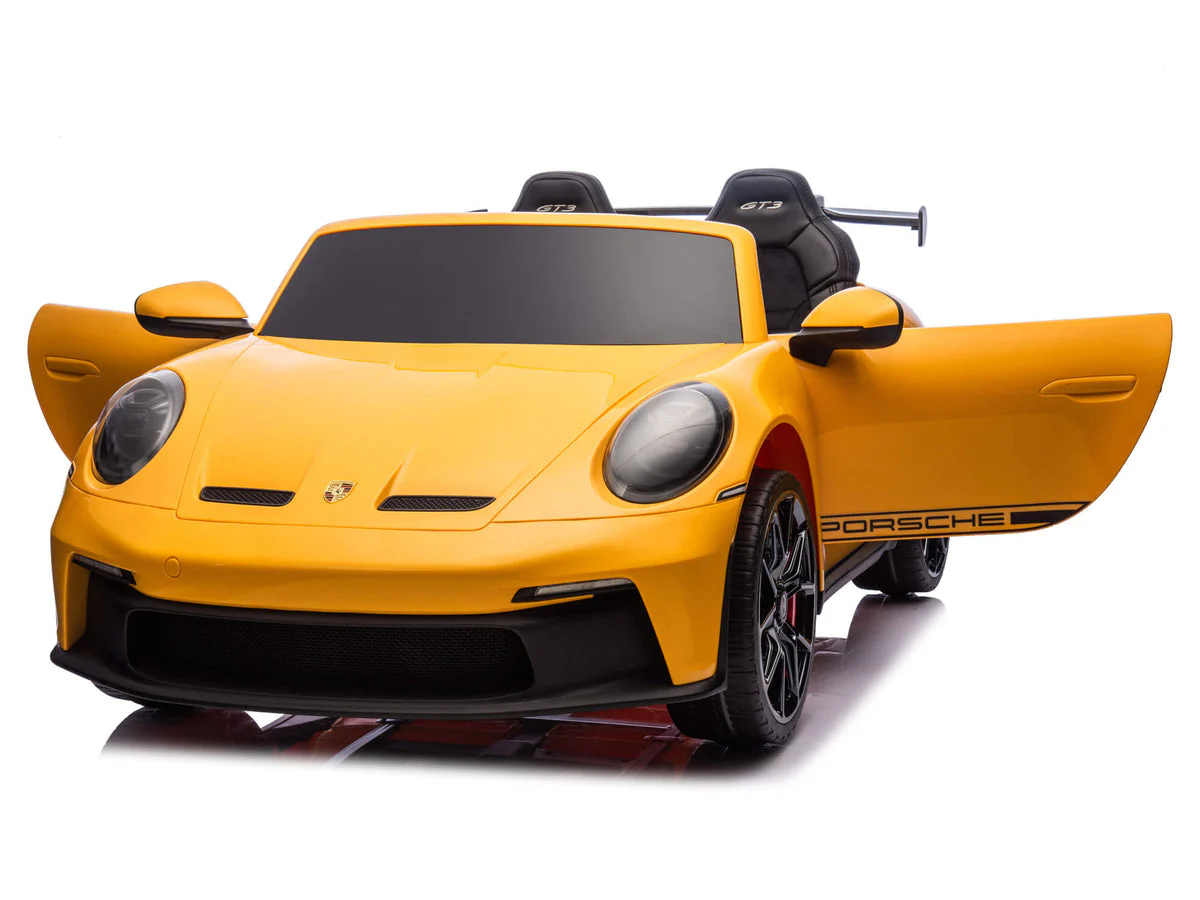 Porsche 911 GT3 Children's Ride On Car 12V Yellow - Image 7