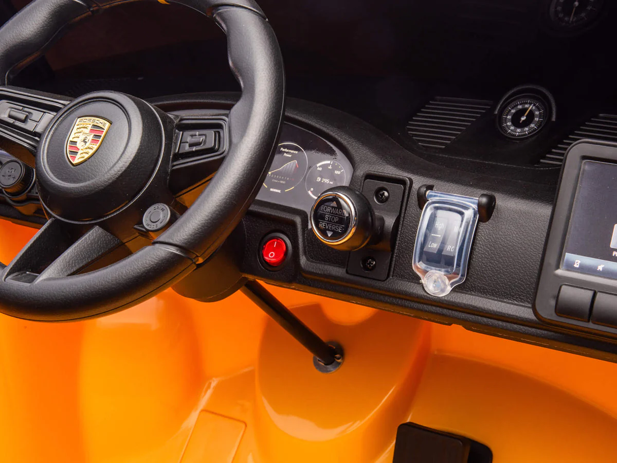 Porsche 911 GT3 Children's Ride On Car 12V Yellow - Image 8
