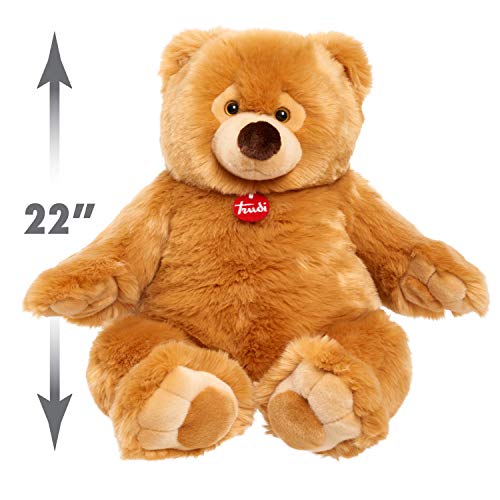Premium Italian Designed Trudi Ettore Giant Teddy Bear, Big 22-inch Plush, Brown Bear, Kids Toys for Ages 3 Up by Just Play - Image 2