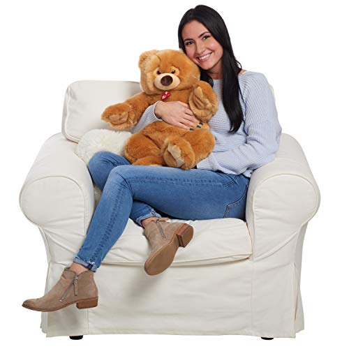 Premium Italian Designed Trudi Ettore Giant Teddy Bear, Big 22-inch Plush, Brown Bear, Kids Toys for Ages 3 Up by Just Play - Image 5