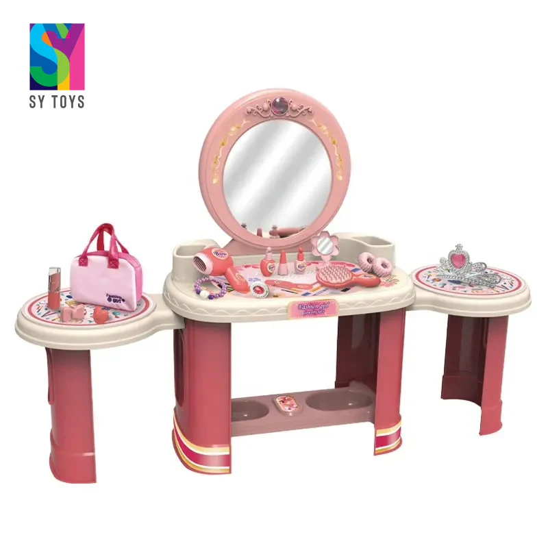 Pretend Make up Vanity Set For Kids "Fashion Girl Beautiful" - Image 3