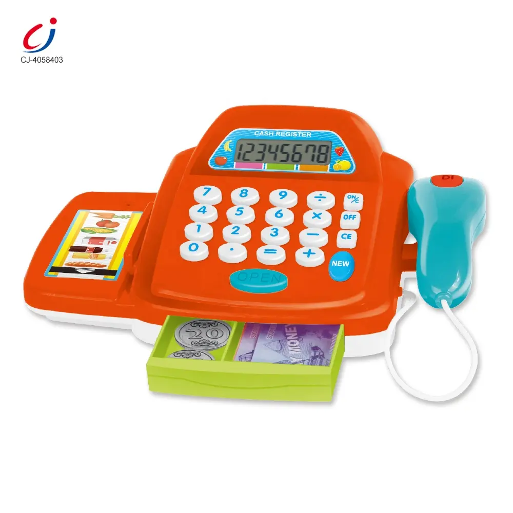 Pretend Preschool Market Toys Shopping Simulations Supermarket Cash Register Color Vary - Image 5