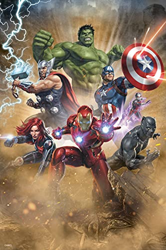 Puzzle, Prime 3D Marvel Original Lenticular Book Puzzle 300 Pieces - Image 2