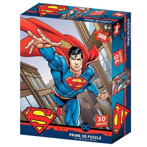 3D Puzzles, Prime 3D Redstring DC Comics Superman Lenticular Puzzle 300 Pieces - Image 2