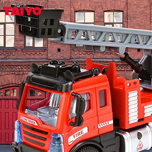 Fire Truck, R/C , 1:40 Scale, Red, 2.5GHz Transmission Frequency - Image 4