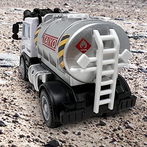 R/C Mini Petroleum Truck, 1:40 Scale, Silver, 2.4GHz Remote Control, Full Function - Image 3