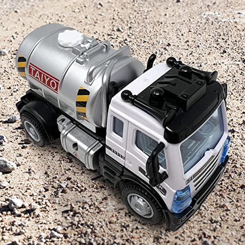 R/C Mini Petroleum Truck, 1:40 Scale, Silver, 2.4GHz Remote Control, Full Function - Image 4