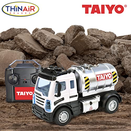 R/C Mini Petroleum Truck, 1:40 Scale, Silver, 2.4GHz Remote Control, Full Function - Image 6