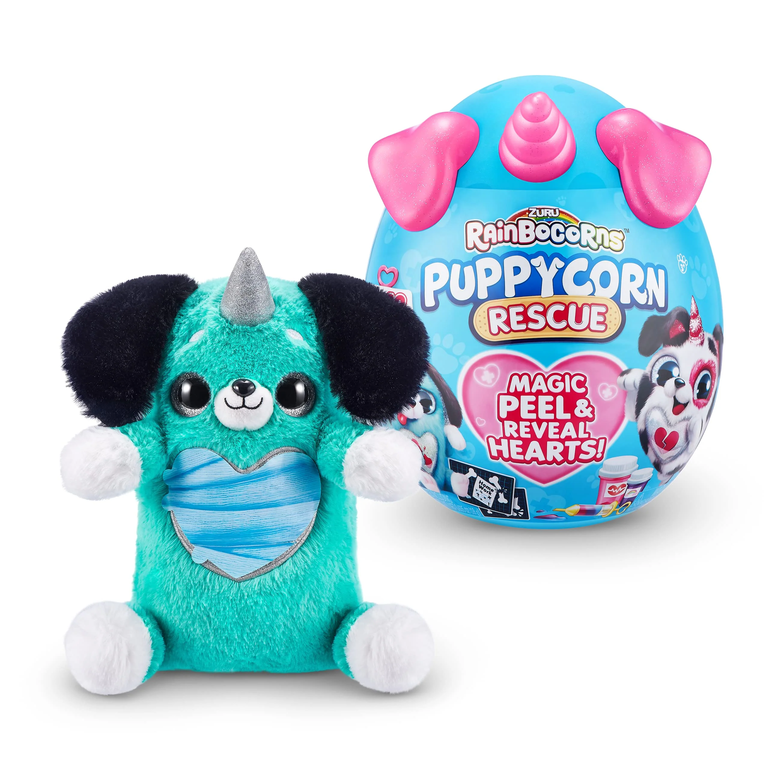 Rainbocorns Puppycorn Rescue Mystery Slow Rise Plush - Image 14