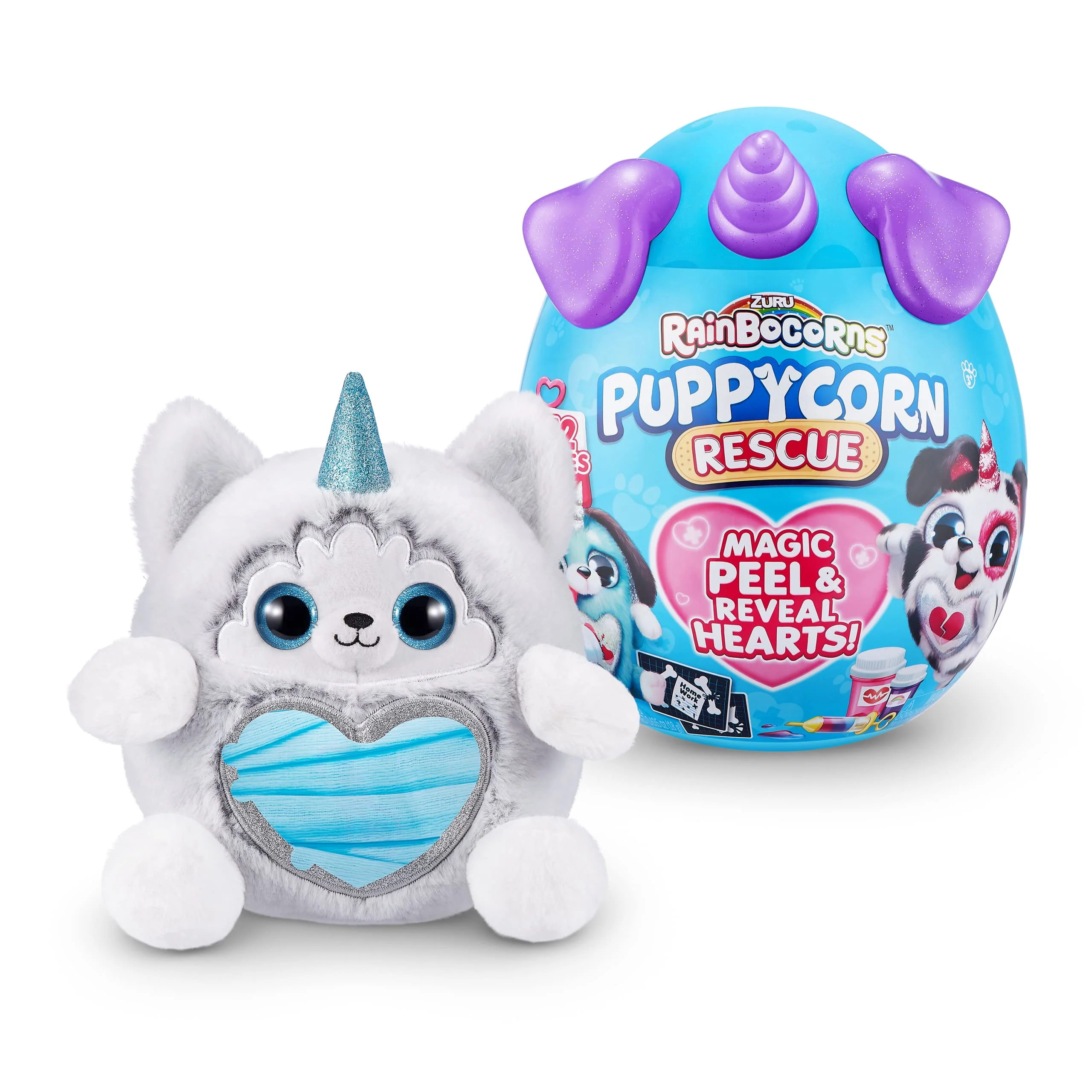 Rainbocorns Puppycorn Rescue Mystery Slow Rise Plush - Image 15