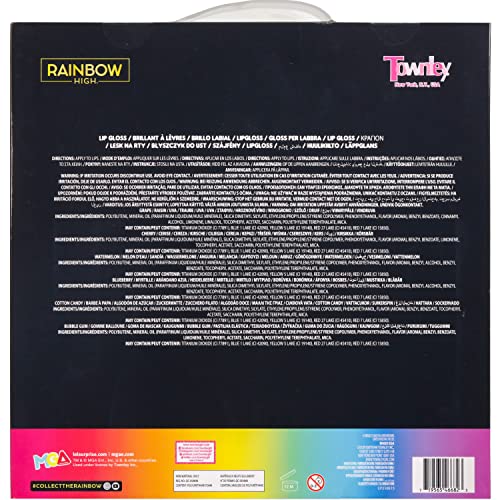 Rainbow High - Townley Girl MGA Makeup Set with 6 Flavored and Swirled Lip Glosses With 6 Lip Glosses and Bonus Bag, - Image 2