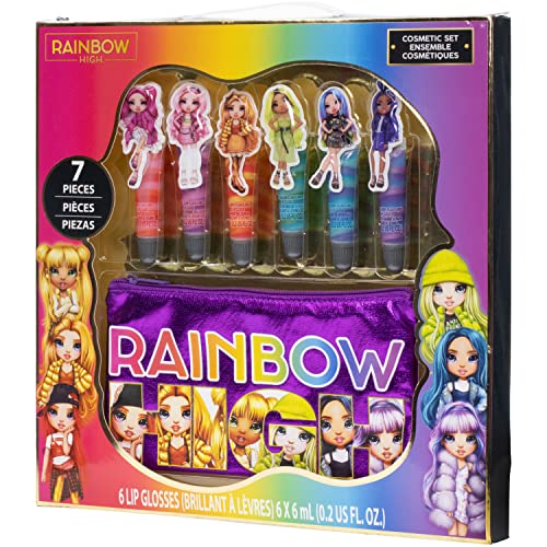 Rainbow High - Townley Girl MGA Makeup Set with 6 Flavored and Swirled Lip Glosses With 6 Lip Glosses and Bonus Bag, - Image 3
