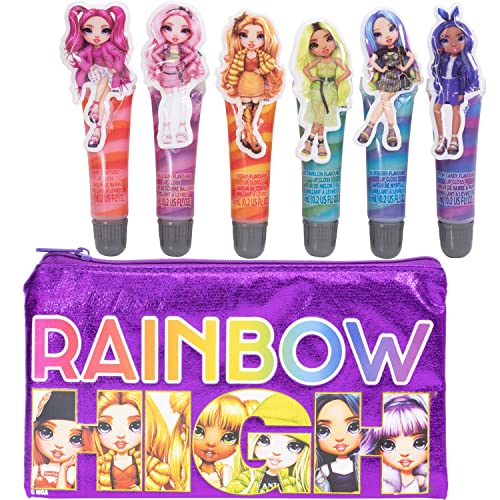 Rainbow High - Townley Girl MGA Makeup Set with 6 Flavored and Swirled Lip Glosses With 6 Lip Glosses and Bonus Bag, - Image 9