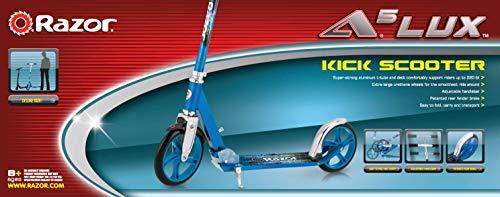 Razor A5 LUX Kick Scooter - Blue - FFP ,38.6 Inch - Image 6