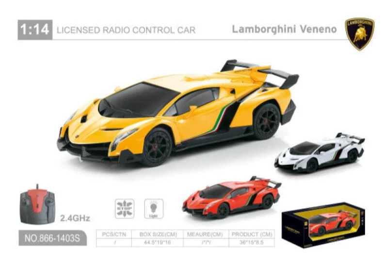 Remote Control Car, Lamborghini 1:14 Scale Color May Vary