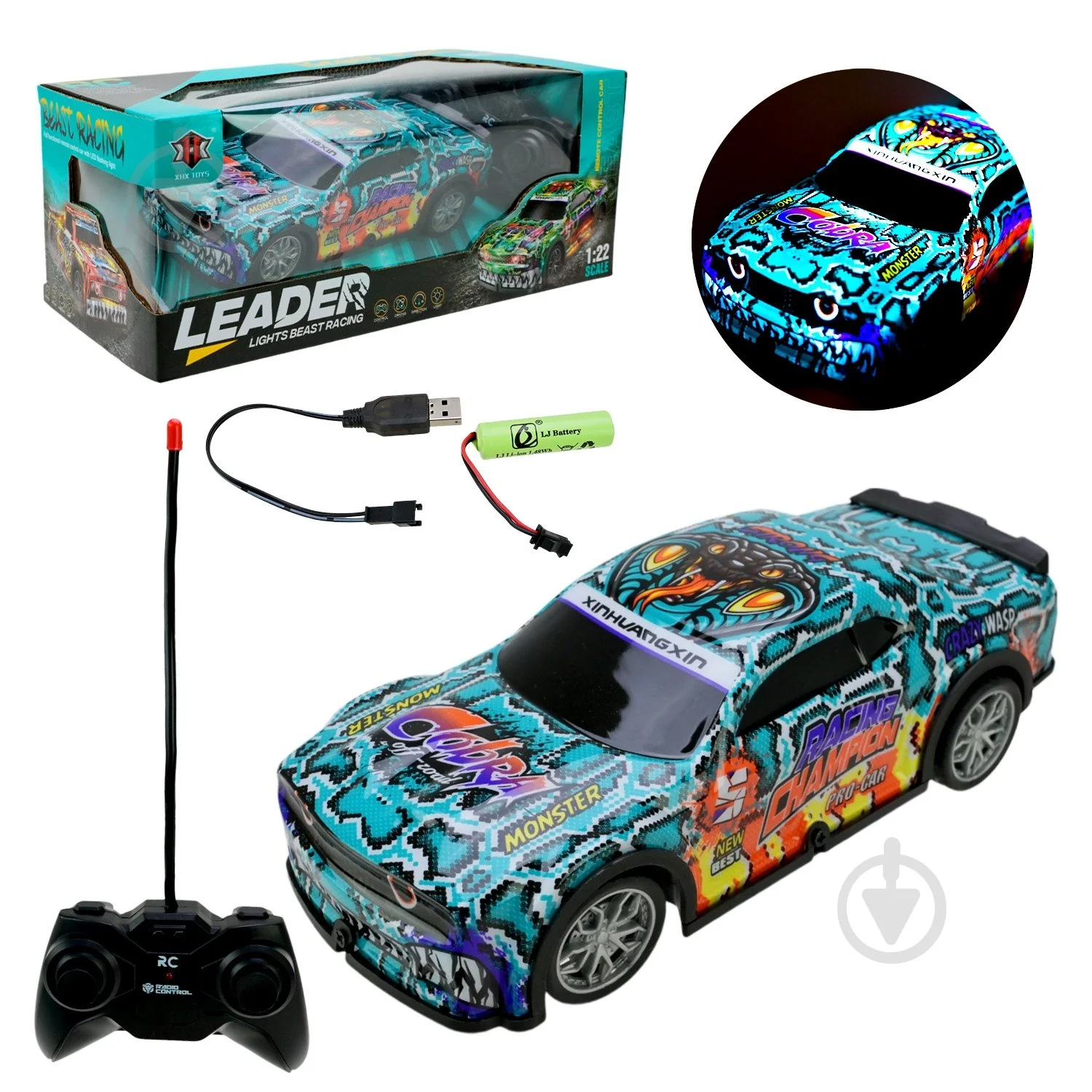 Remote Control Car, Lights Beast Racing , R/C Function - Image 6