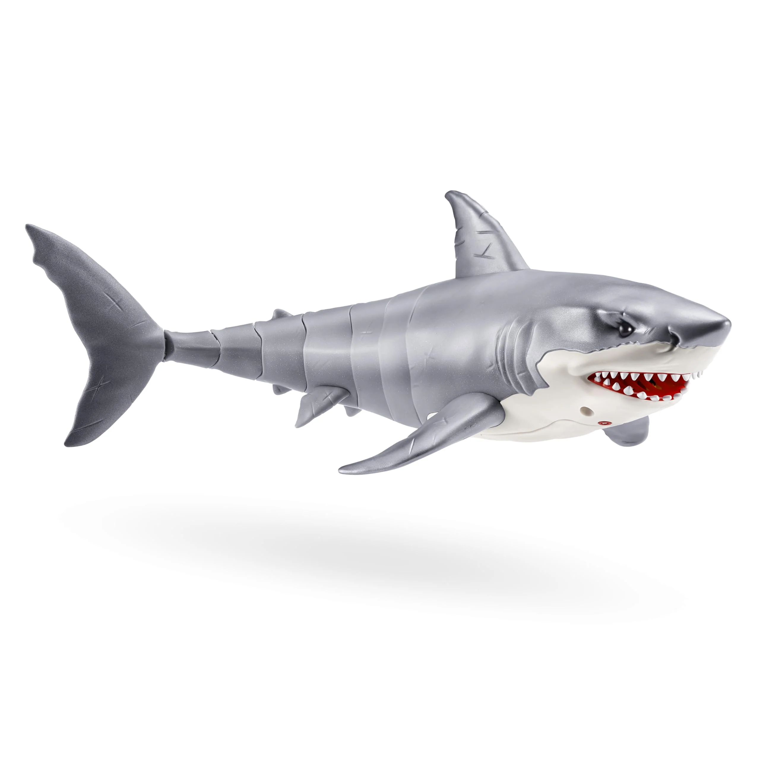 Robo Alive Great White Shark Series 1 by Zuru, Battery-Powered Robotic Light Up Shark, Summer Pool & Bath Toy - Image 7