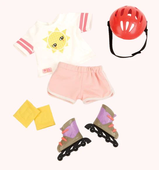 Rollerblading Outfit for 18-inch Dolls - Image 2