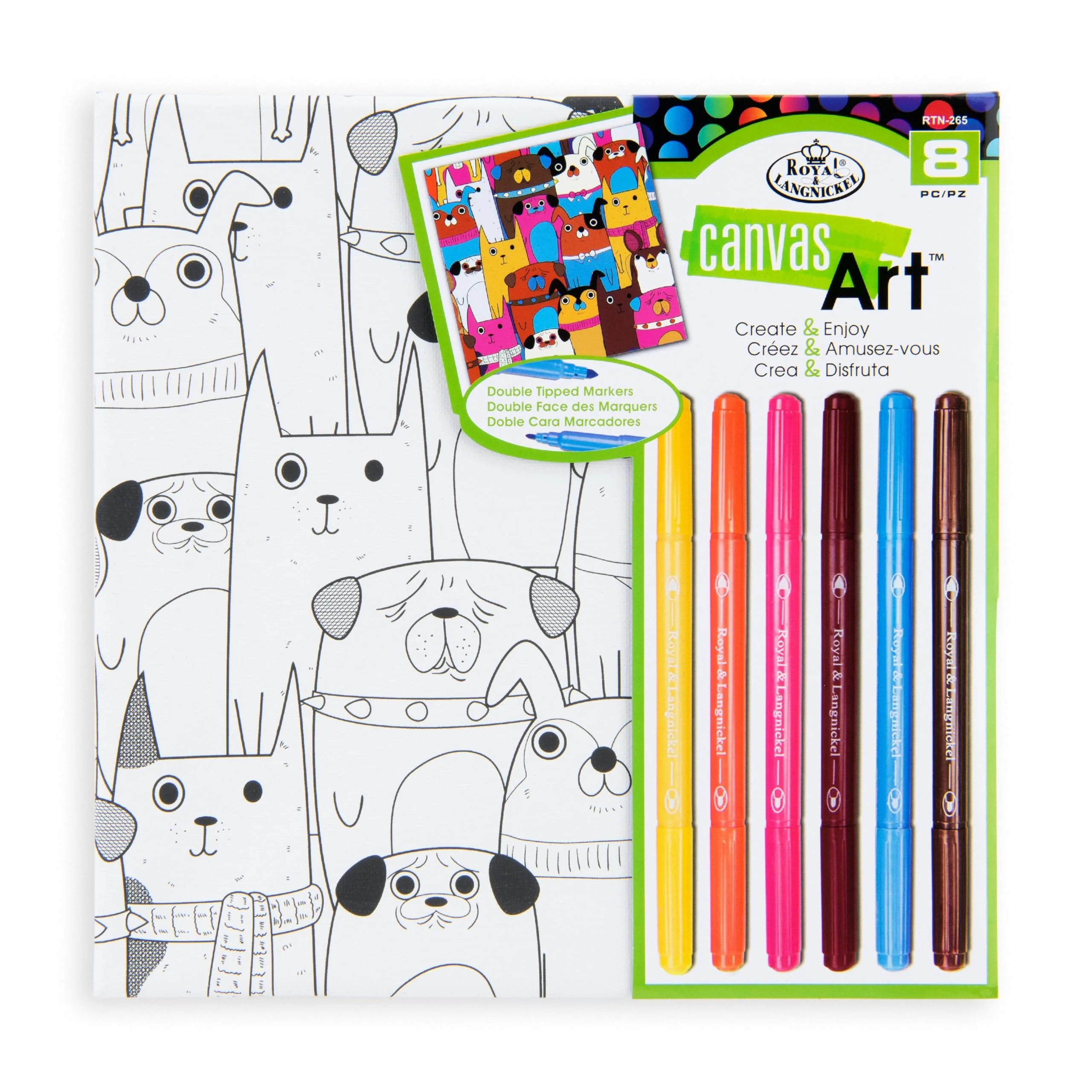 Royal and Langnickel - Canvas Art - Marker Art Set