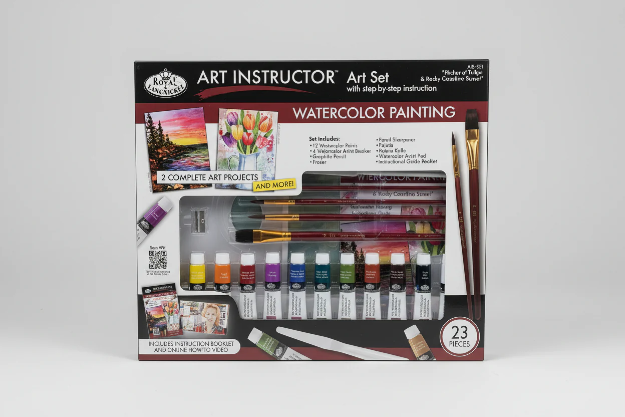 Royal & Lamgnickel Art Instructor Art Set Watercolor Painting
