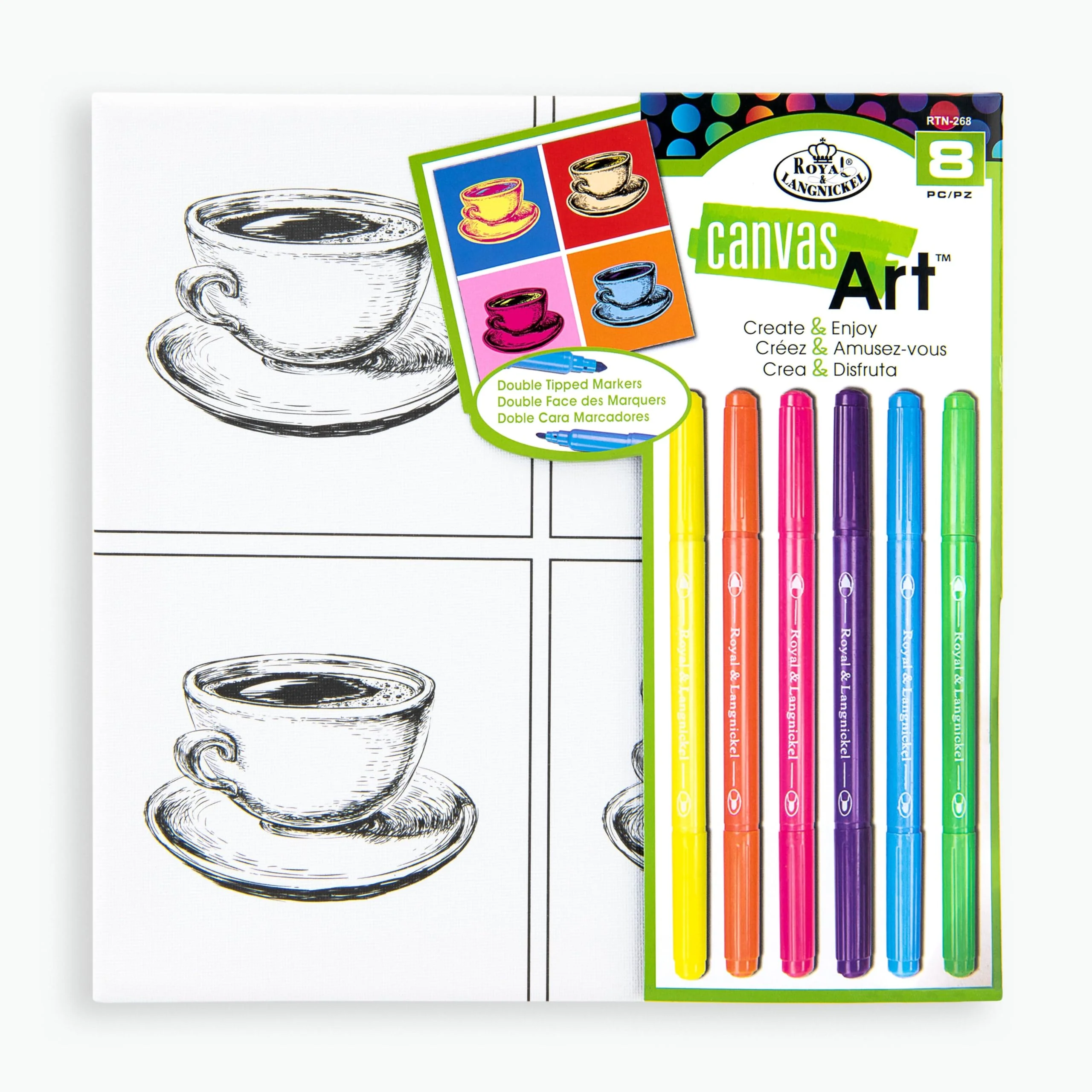 Royal & Langnickel - Canvas Art Markers TEACUPS