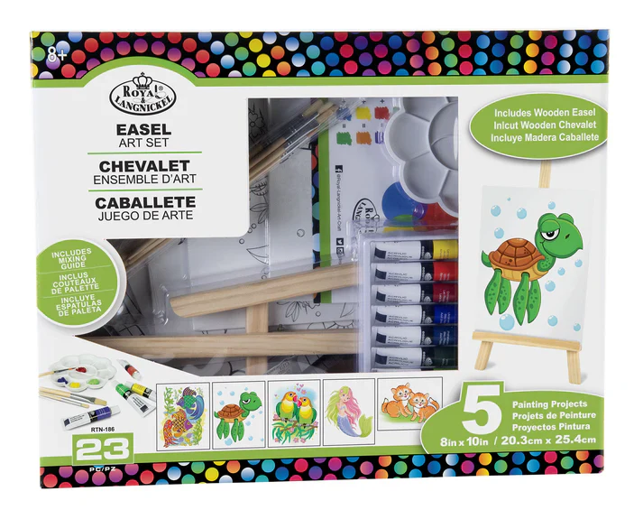 Royal & Langnickel  Easel Art Set - 5 Painting  Projects