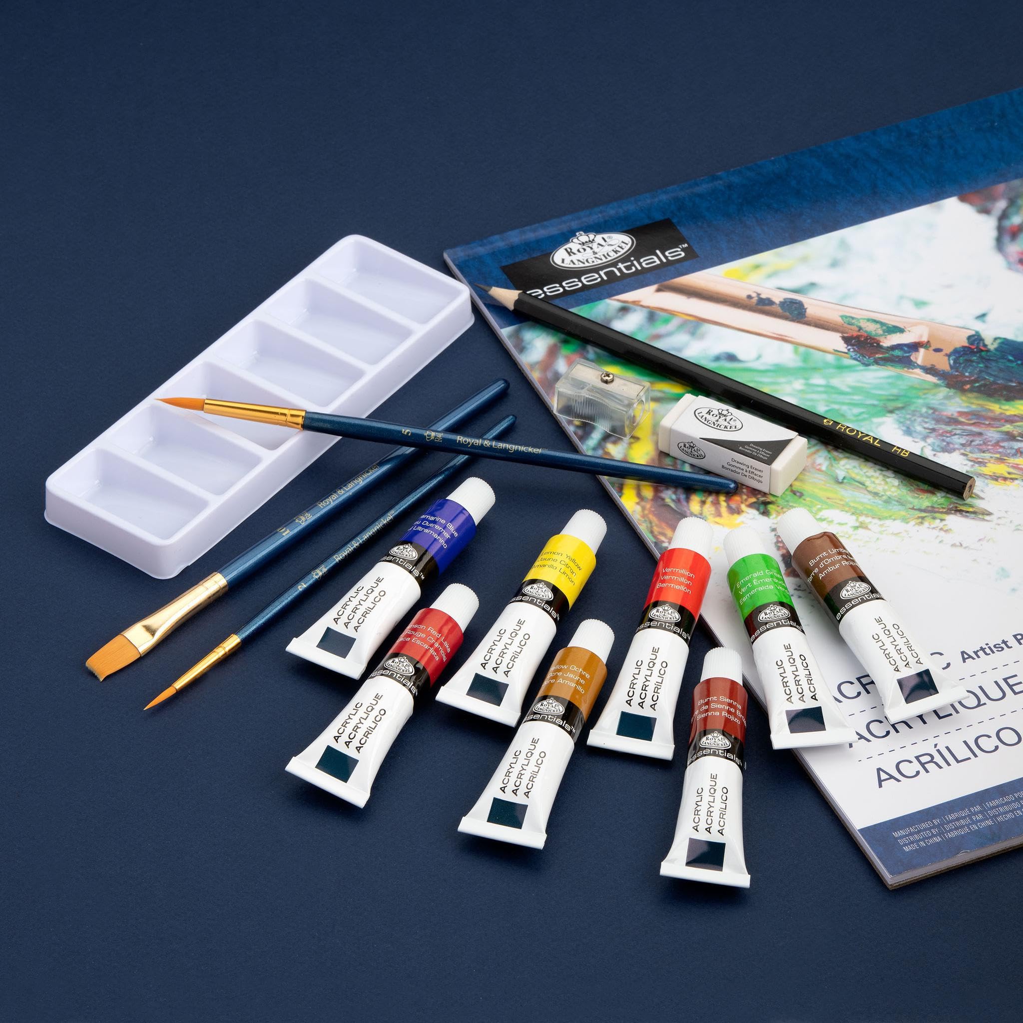 Royal & Langnickel Essentials 21 Piece Acrylic Painting Box Set - Image 7