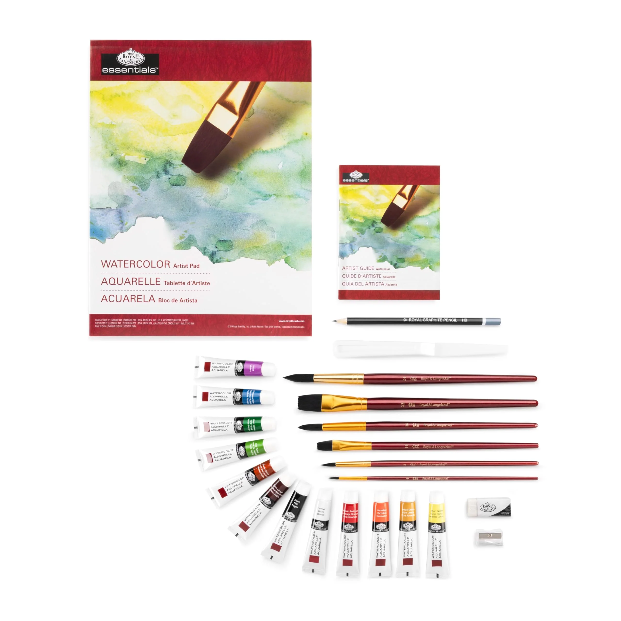 Royal & Langnickel Essentials Clear View Watercolor Painting Set, Large - Image 2