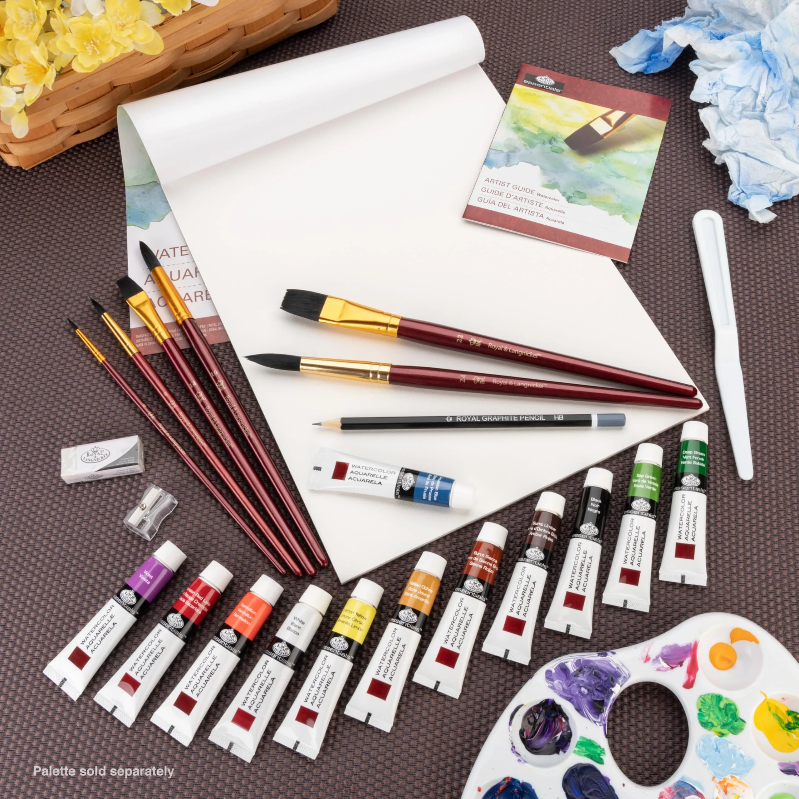 Royal & Langnickel Essentials Clear View Watercolor Painting Set, Large - Image 3