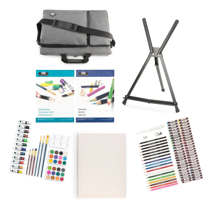Royal & Langnickel Mixed Media Artist Satchel Carry Set - Image 7