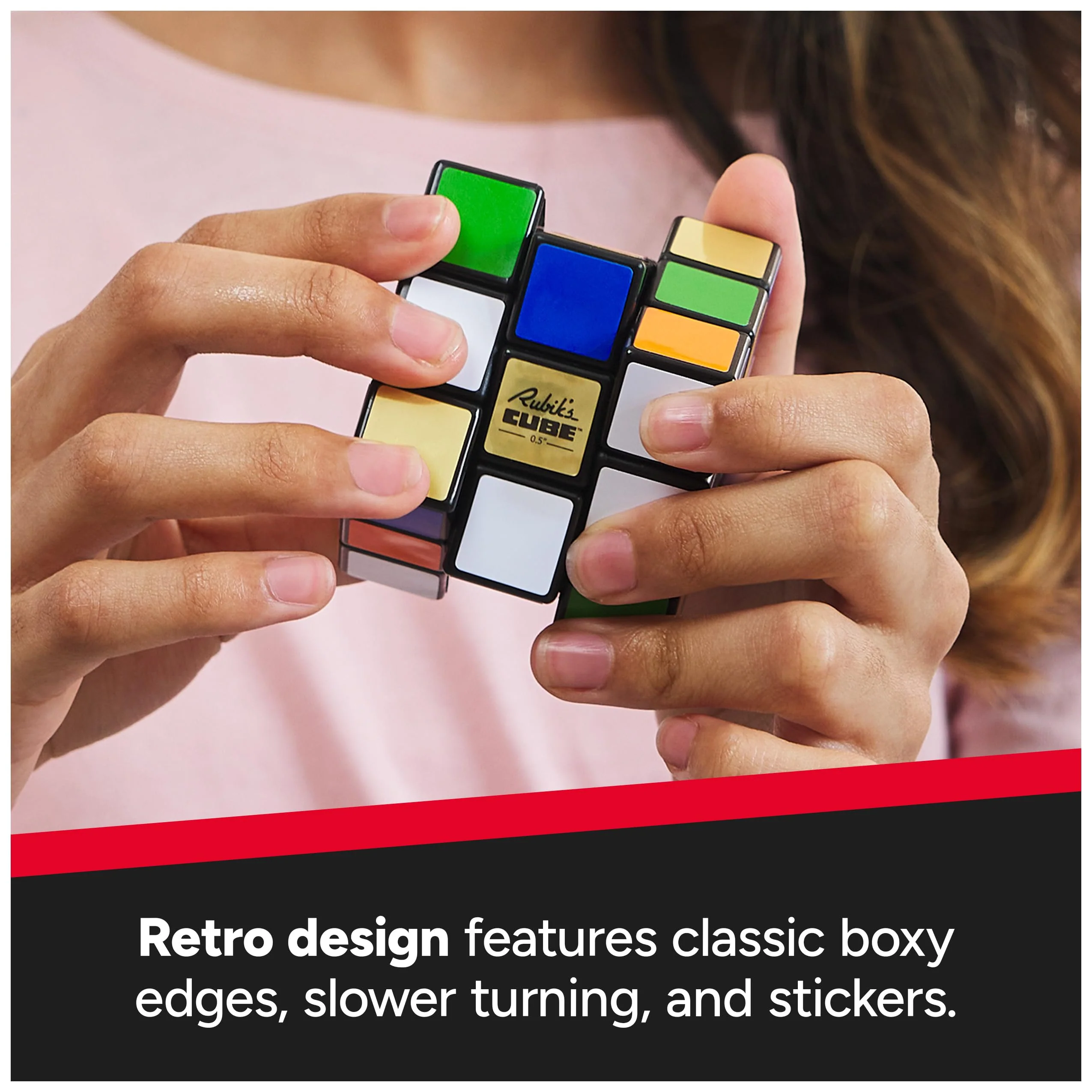 Rubik’s Cube, Special Retro 50th Anniversary Edition, Original 3x3 Cube Collectible & Desk Décor, Problem-Solving Brain Teaser, Fidget Toy, Sensory Puzzle for Adults, Teens, Kids, for Ages 8 & Up - Image 8