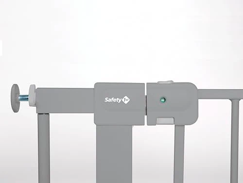 Safety 1st Easy Install Baby Gate for Doorways, Auto-Close Pressure-Mounted Magnetic Latch, Indoor Dog Gates, No Drilling, Fits 29"-38", Grey - Image 4
