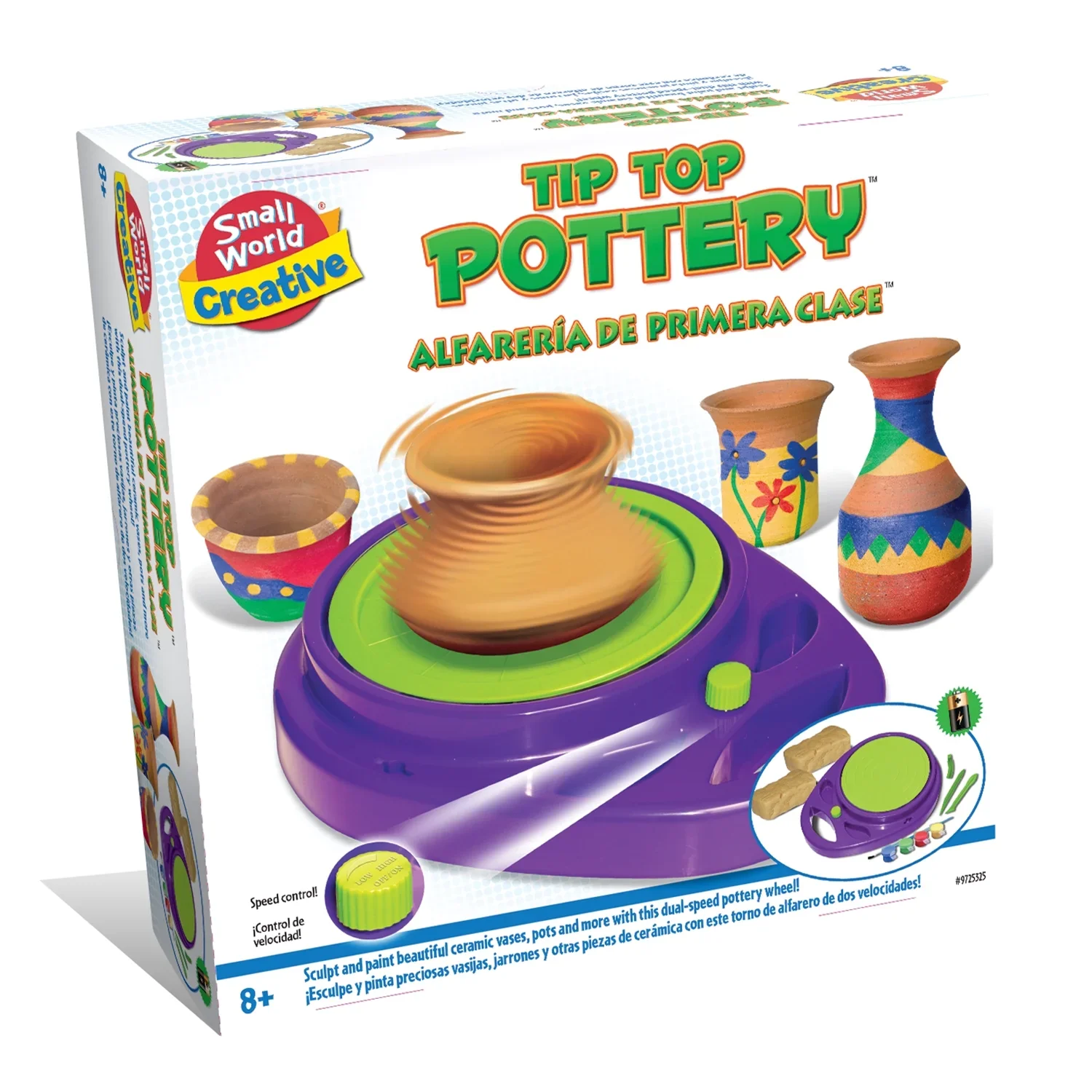 Small World Creative Toy Tip Top Pottery Craft Kit