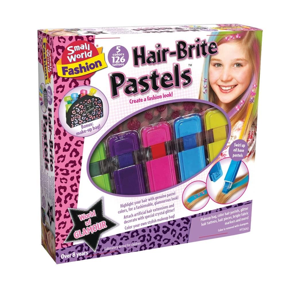 Hair Brite Pastels, Small World Toys Fashion World of Glamour