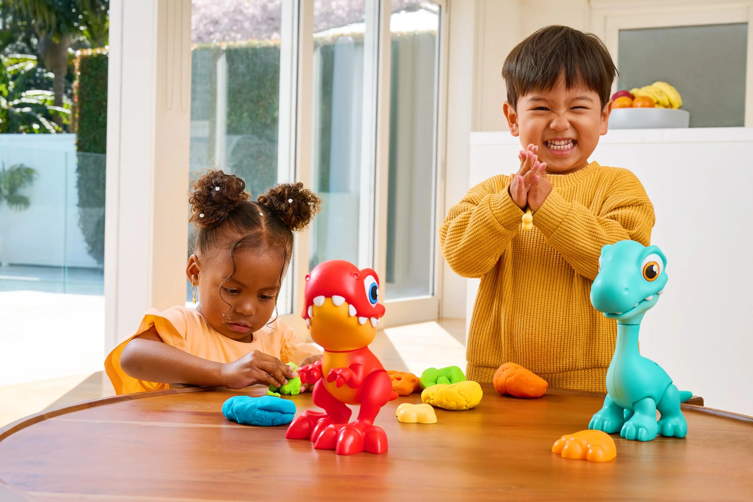 Smashers Junior( vary) Large Egg (T-Rex) by ZURU 18+ Surprises Compounds Mold Dinosaur Preschool Toys Build Construct Sensory Play for Kids - Image 4