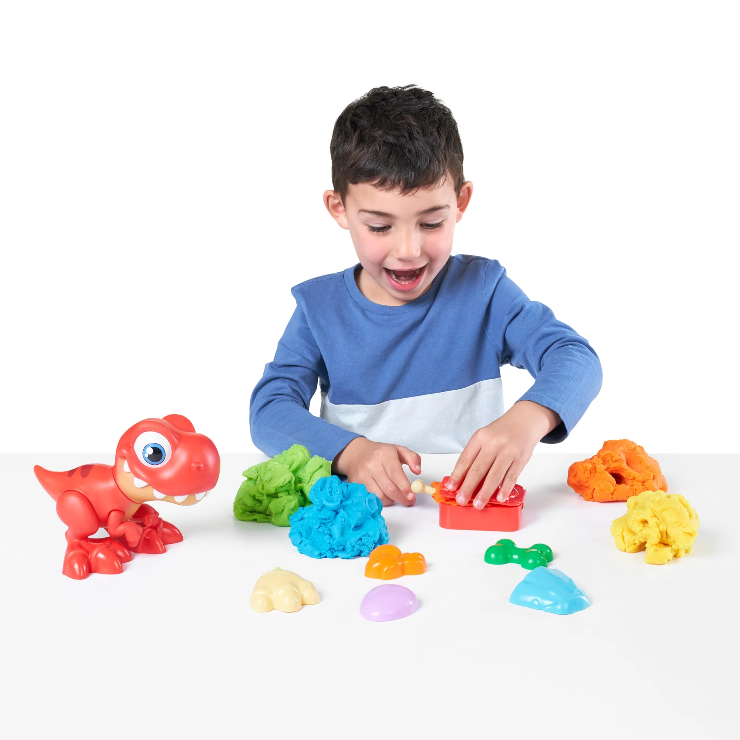 Smashers Junior( vary) Large Egg (T-Rex) by ZURU 18+ Surprises Compounds Mold Dinosaur Preschool Toys Build Construct Sensory Play for Kids - Image 5