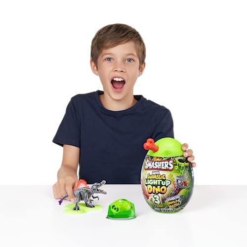 Smashers Mini Jurassic Light Up Dino Egg by ZURU Collectible Egg (Style May Vary) - Image 4
