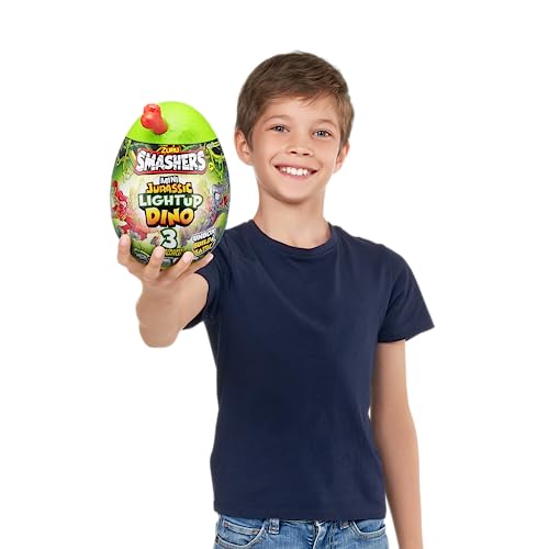 Smashers Mini Jurassic Light Up Dino Egg by ZURU Collectible Egg (Style May Vary) - Image 5