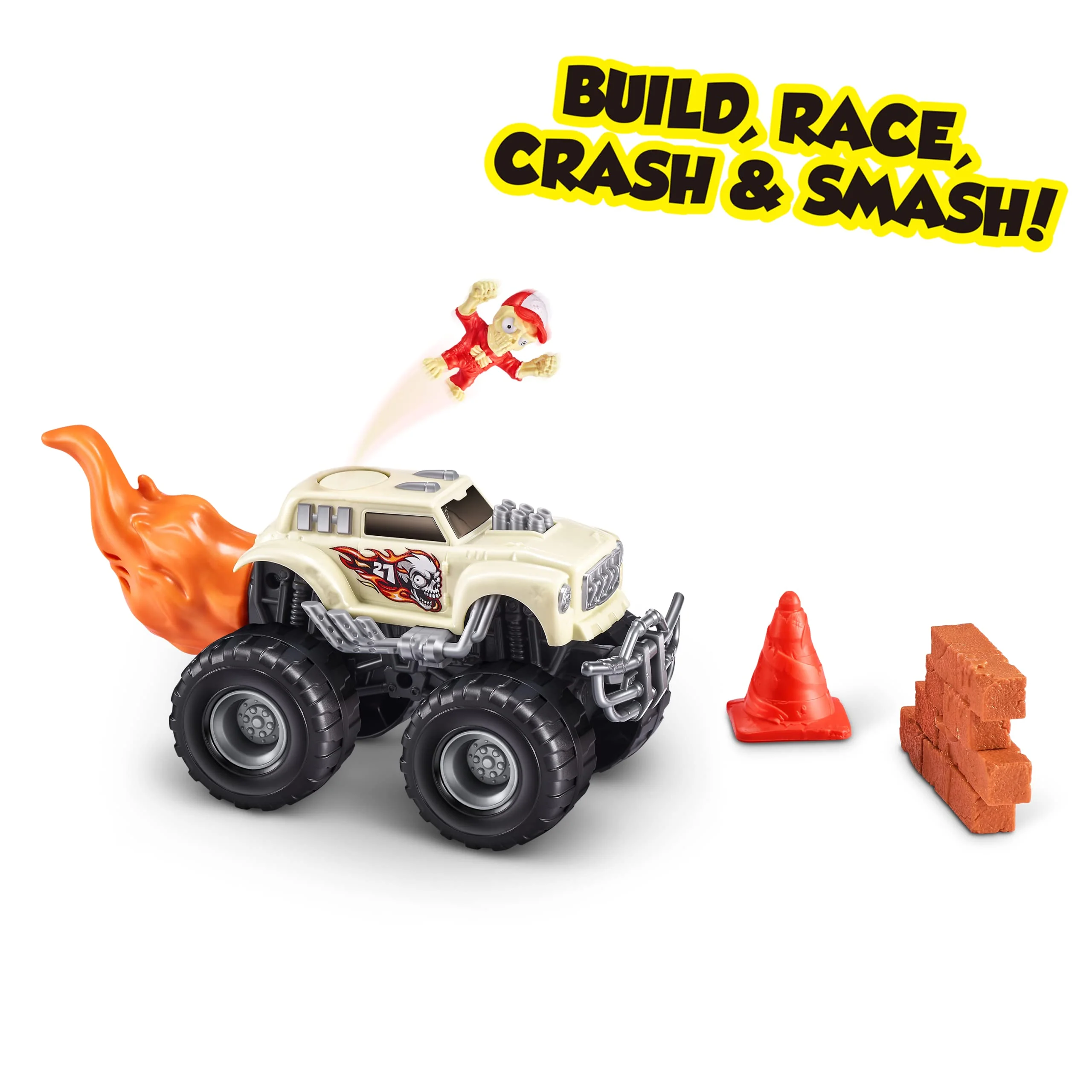 Smashers Monster Truck Surprise (Skull Truck) by ZURU with 25 Surprises Collectible Monster Truck Surprise Smash Slime Sand Compounds Discovery - Image 8