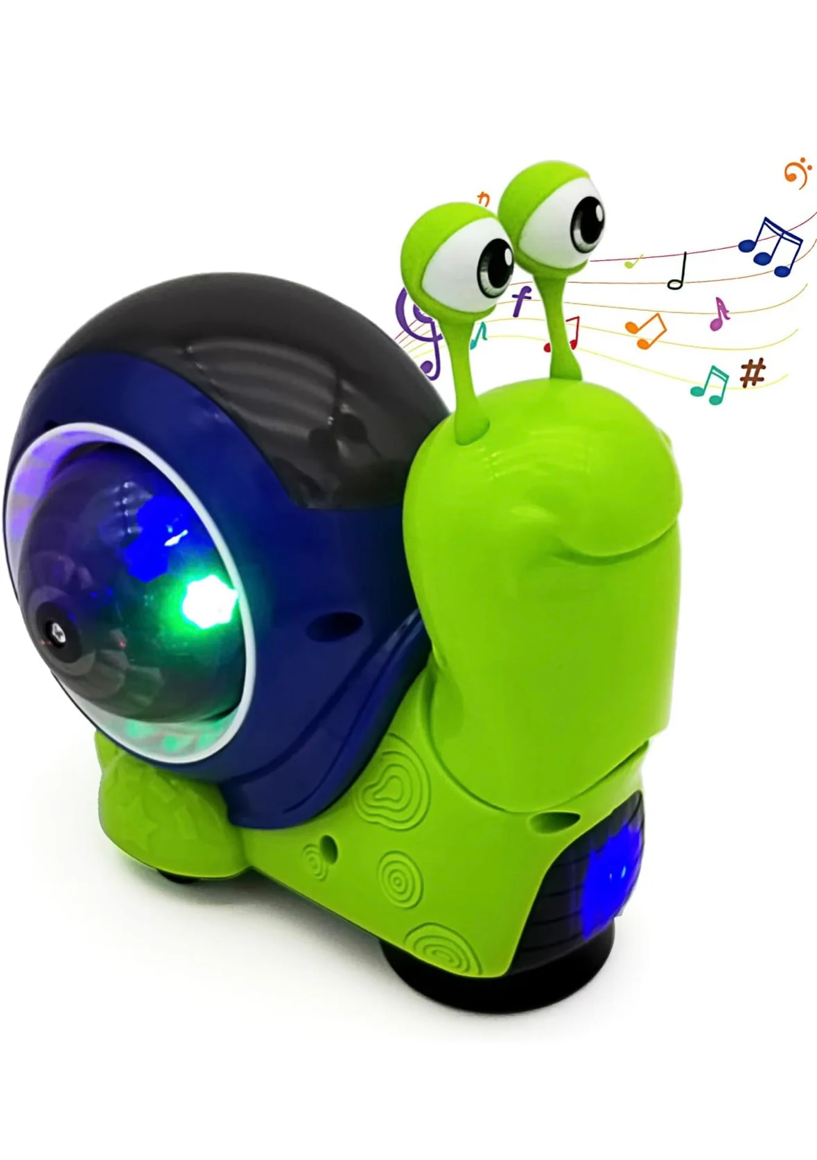 Electric Cute Toy Snail Electronic Animal Crawl, Play Music, Luminous Light - Image 4
