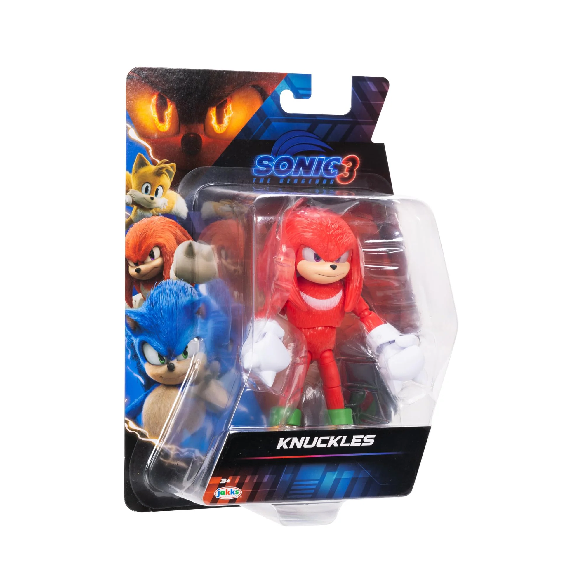 Sonic 3 Movie Action Figures 5-Inch Knuckles Collector Toy Figure, Highly Articulated for Boys Girls - Officially Licensed Sonic The Hedgehog 3 Movie Product - Image 4
