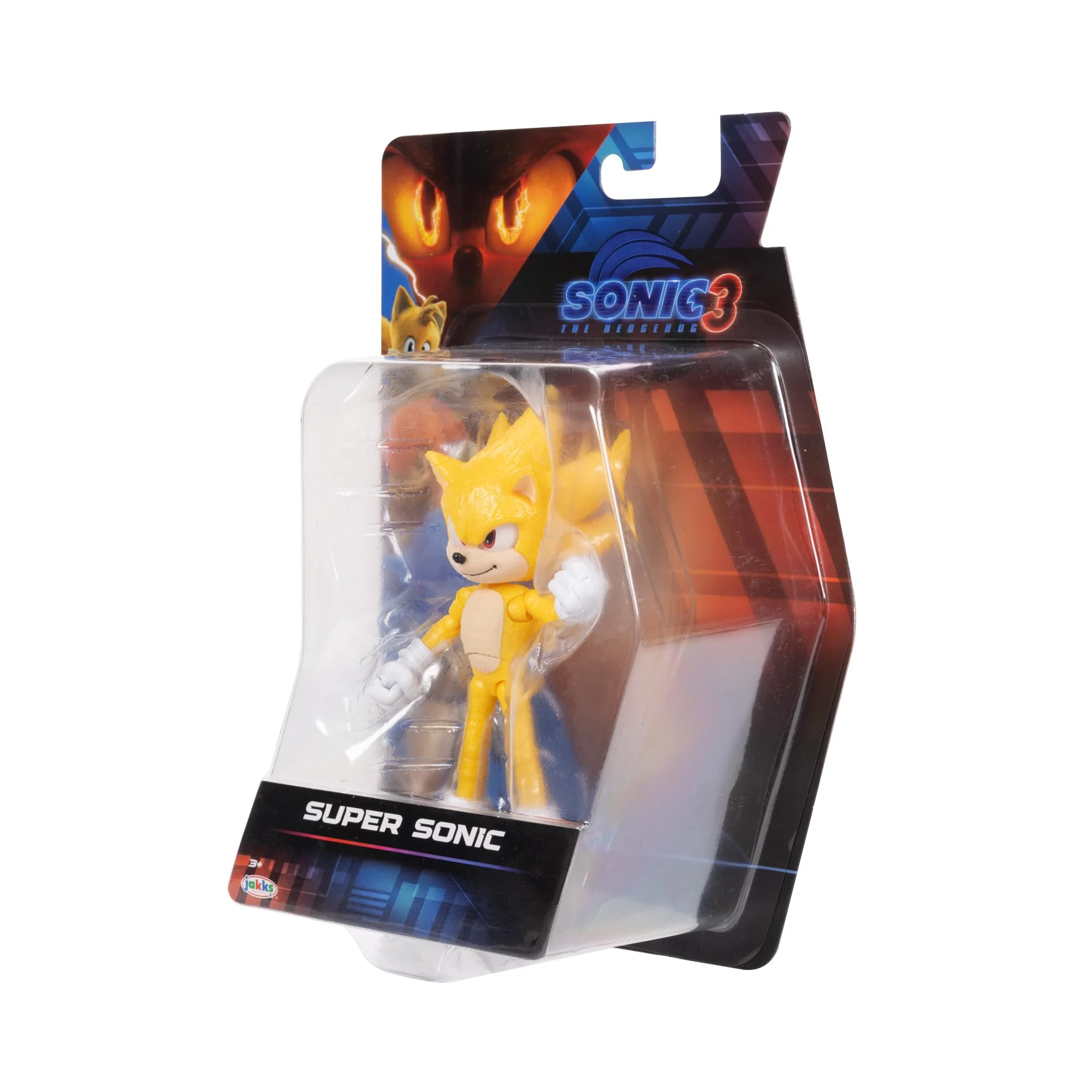 Sonic The Hedgehog 3 Movie Action Figures - 5-Inch Super Sonic The Hedgehog Collector Toy Figure, Highly Articulated for Boys & Girls - Officially Licensed 3 Movie Product - Image 3