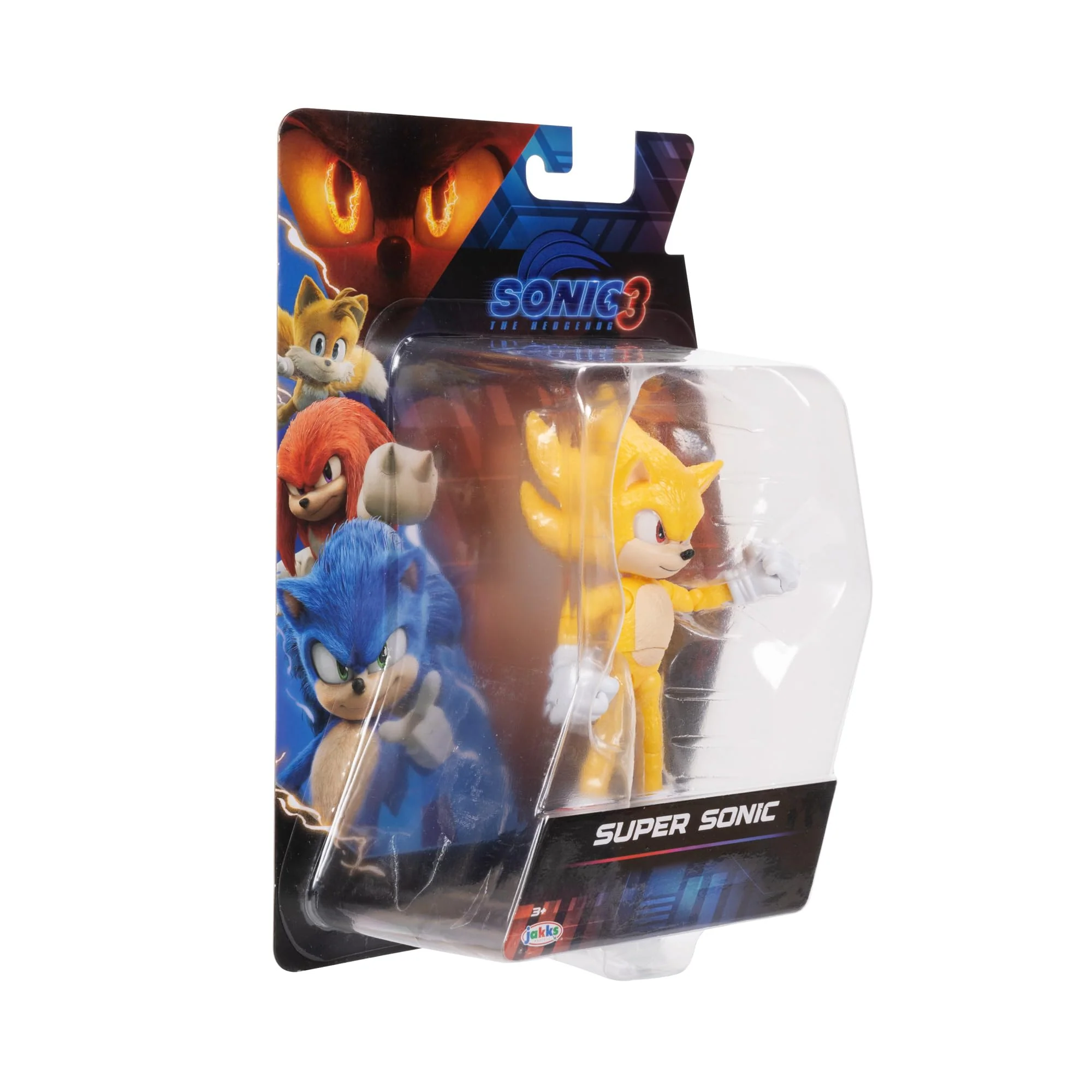 Sonic The Hedgehog 3 Movie Action Figures - 5-Inch Super Sonic The Hedgehog Collector Toy Figure, Highly Articulated for Boys & Girls - Officially Licensed 3 Movie Product - Image 4