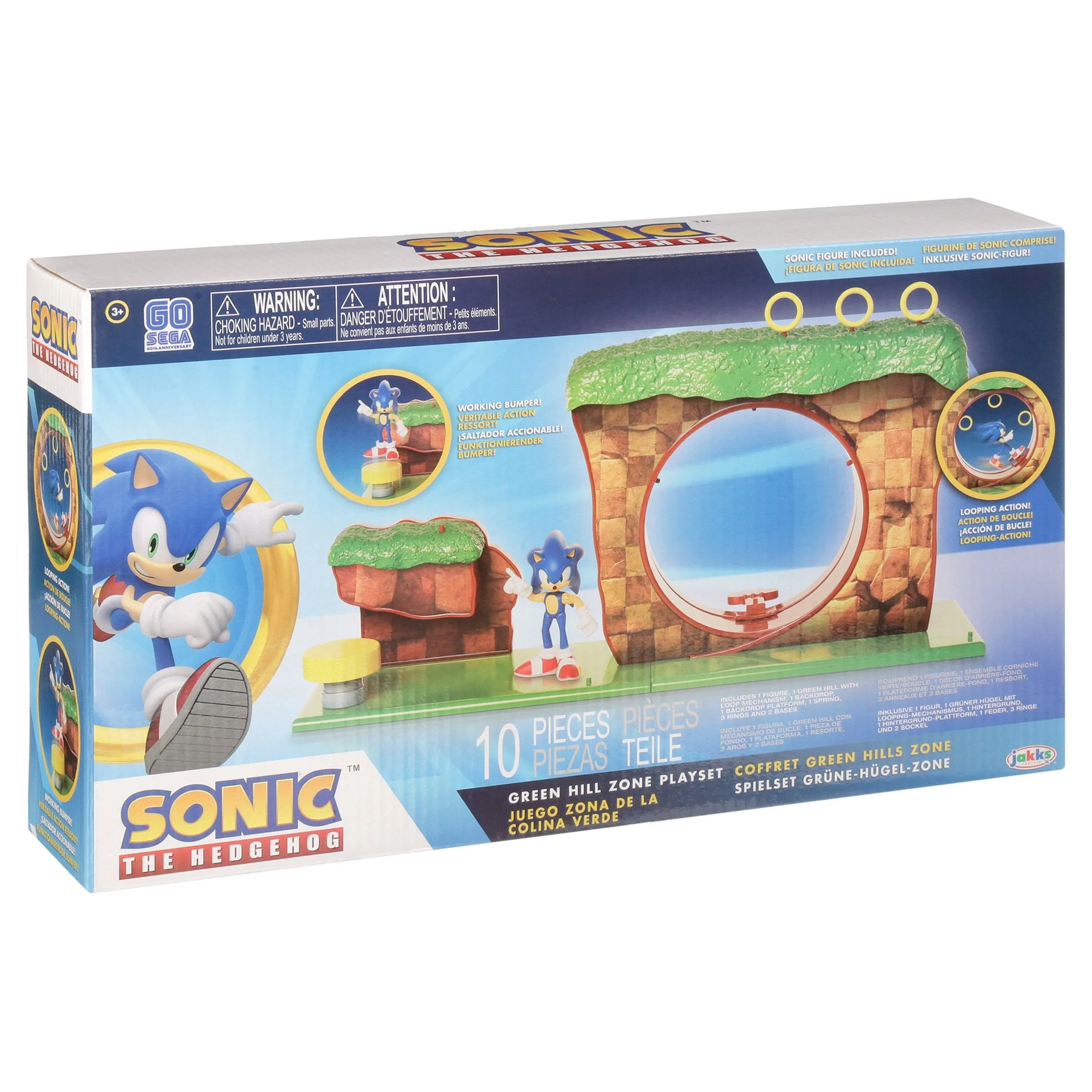 Sonic the Hedgehog - Green Hill Zone Playset