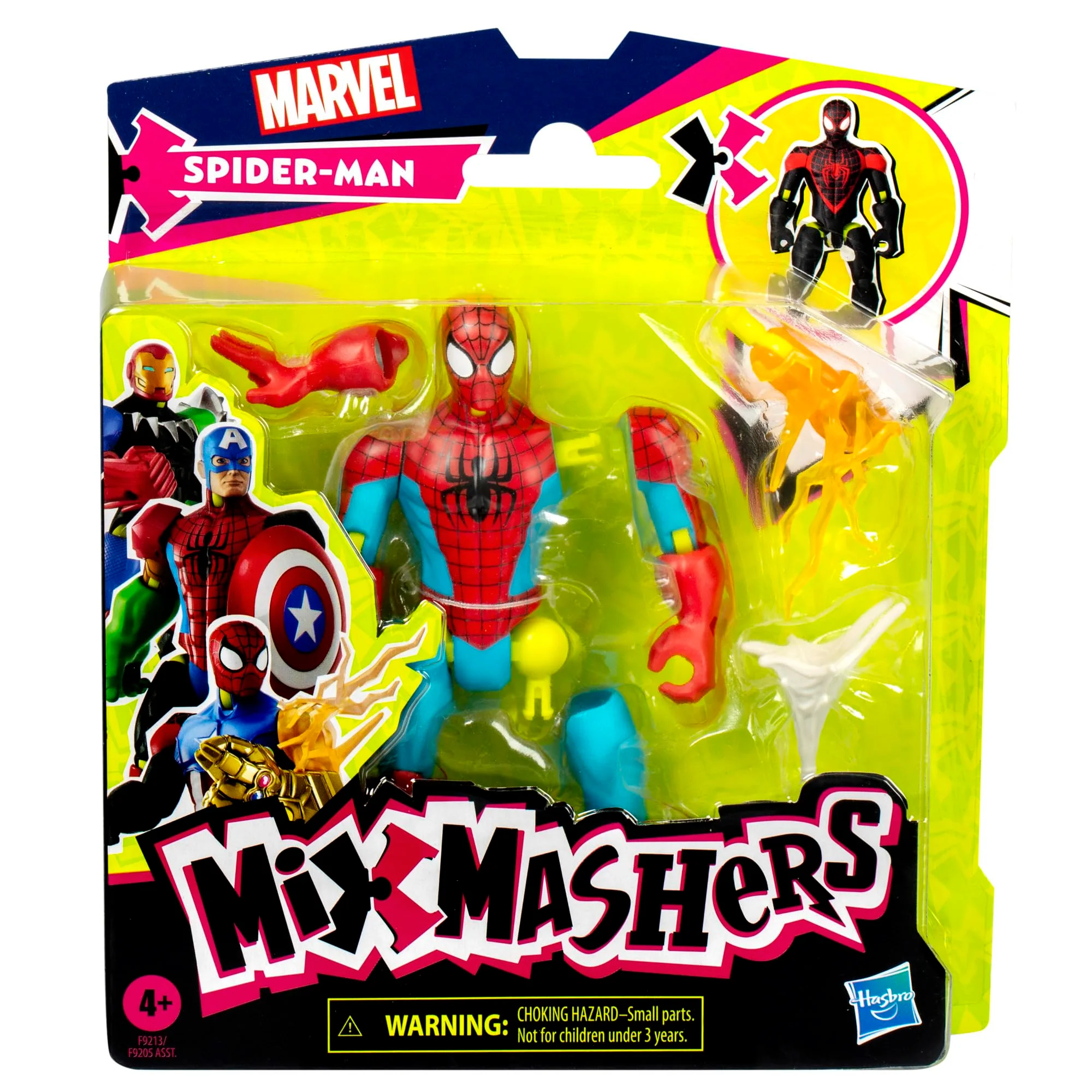 Spider-Man Marvel MixMashers Custom Mix-and-Match Action Figure & Accessories, 5-Inch-Scale Super Hero Toys for Kids Ages 4+ - Image 14