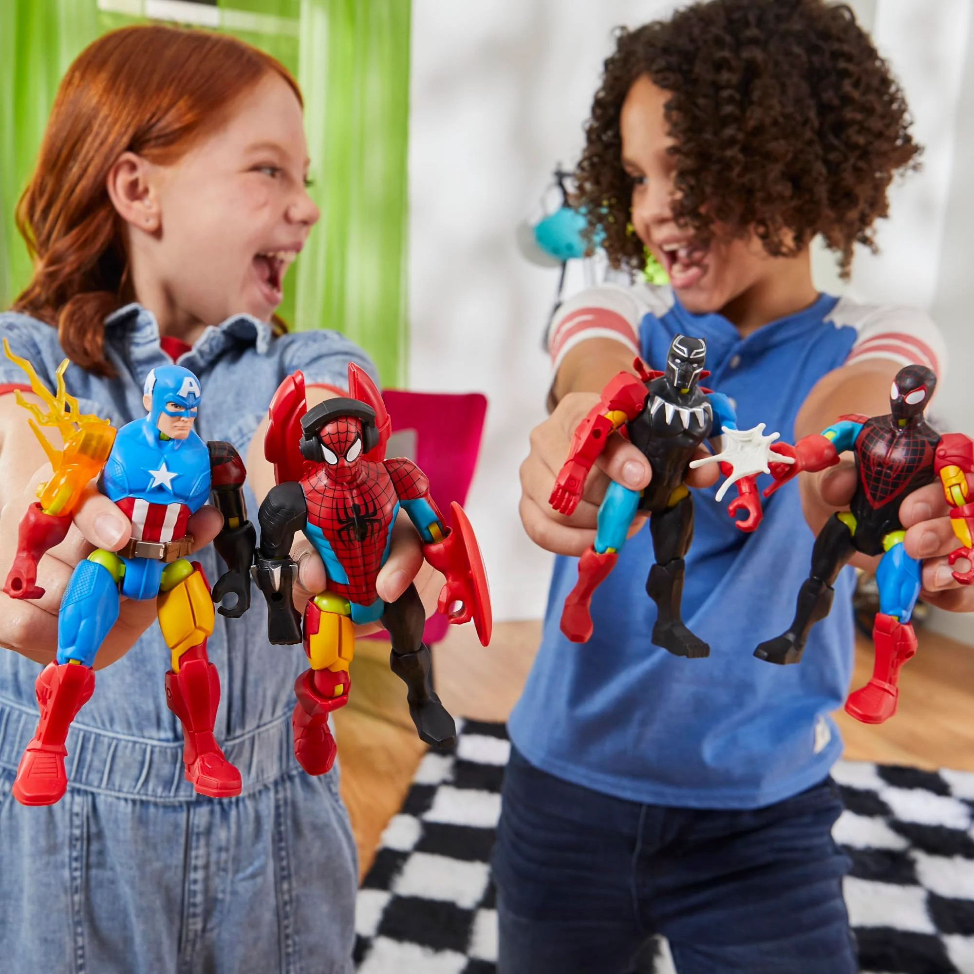 Spider-Man Marvel MixMashers Custom Mix-and-Match Action Figure & Accessories, 5-Inch-Scale Super Hero Toys for Kids Ages 4+ - Image 8