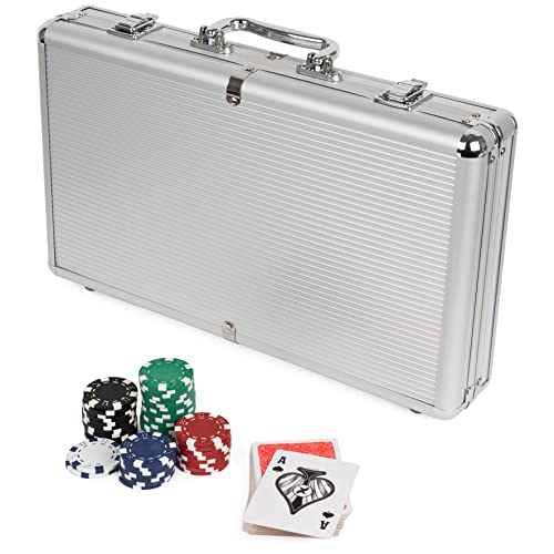 Spin Master Games Professional Texas Hold ‘Em Poker Set, Classic Game with 200 Dual-Toned Chips and Cards in an Aluminum Case - Image 7