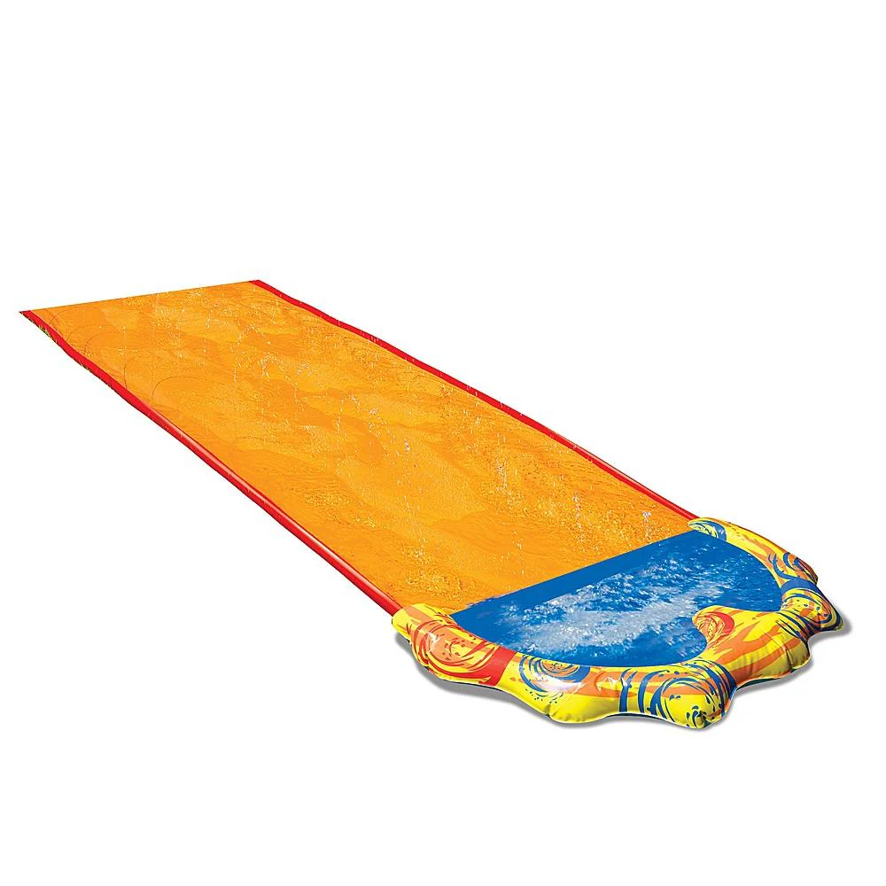 Spin Out Extra Wide Inflatable Outdoor Water Slide - Image 2