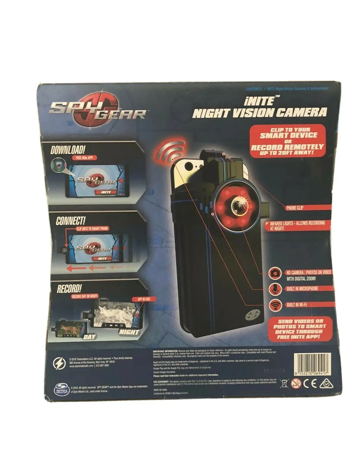 Clip-on Night Vision Camera - Spy Gear iNite - Image 2