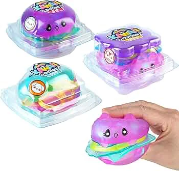 Squishy Toy, ORB Kawaii Cuties Kitten Sensory Squishy Toy, Styles And Colors May Vary, Sold Individually - Image 2